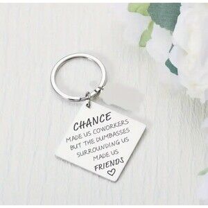 Chance Made Us Coworkers Keychain